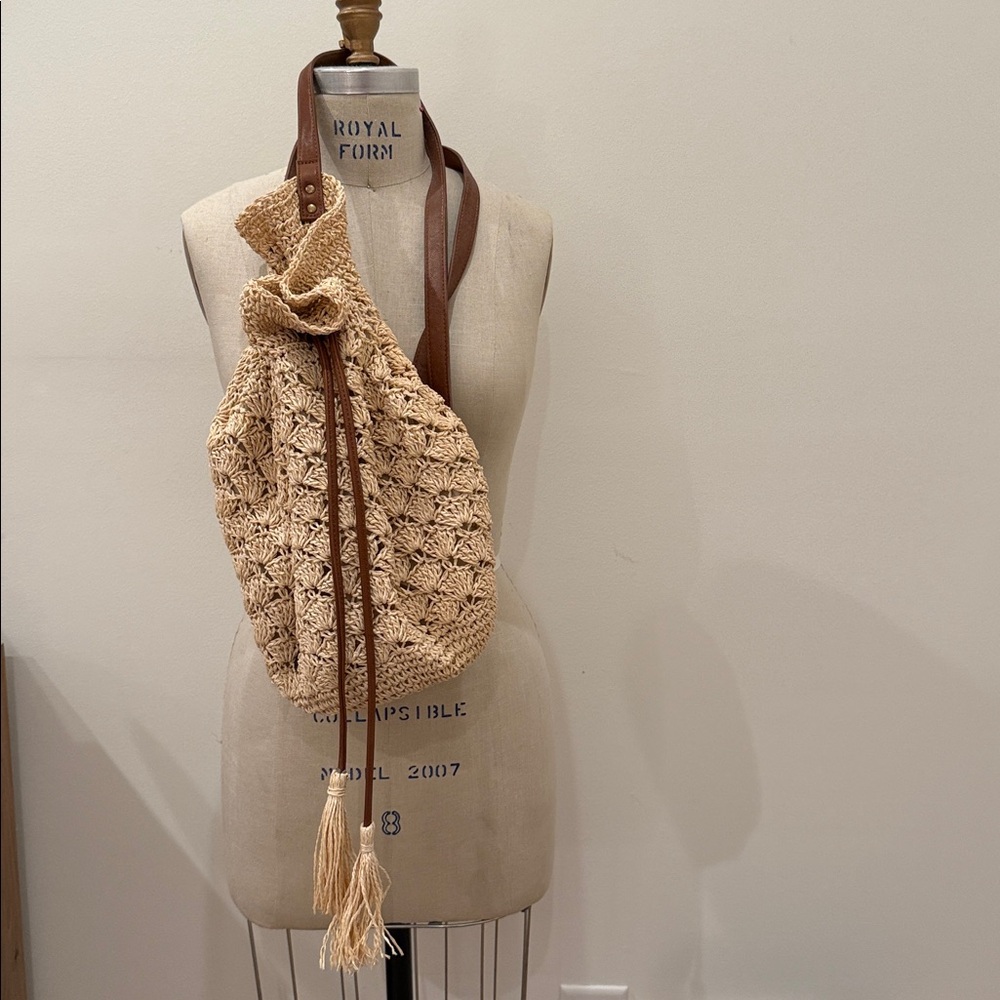 Billabong Beige Woven Bag